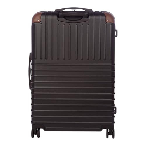 Eddie Bauer Strata Luggage | Hardside | Spinner Wheels | Expandable | Lightweight | Travel Essentials, Black, 30" (Check-In) - color: Black, size: 30" (Check-In)