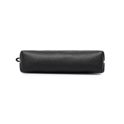 Small Makeup Bag for Purse, Leather Cosmetic (Black) - color: PU/Black