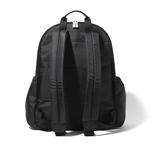 Baggallini Essential Laptop Backpack - 16x12 Inch Travel Backpack with 16" Laptop Sleeve - Lightweight Luggage Backpack - color: Black