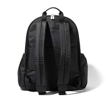 Baggallini Essential Laptop Backpack - 16x12 Inch Travel Backpack with 16" Laptop Sleeve - Lightweight Luggage Backpack - color: Black