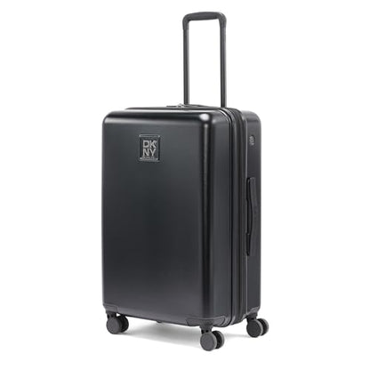 DKNY On the Go 25" Hardshell Lightweight Expandable Checked Luggage with Spinner Wheels,Black - color: Black, size: 25" Checked Luggage