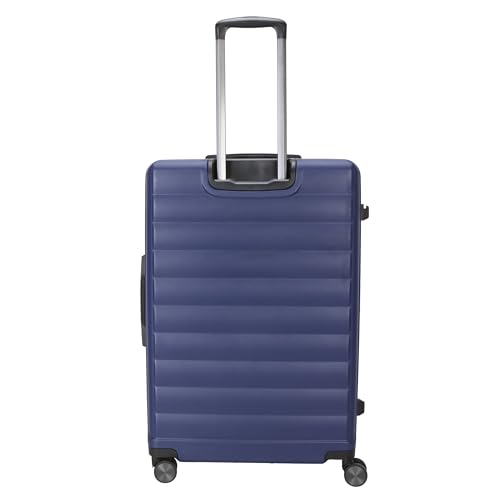 TRIPS EON 28-Inch Lightweight Durable Hardside 8-Wheel Spinner Checked Suitcase Size Luggage, Blue Ribbon - color: Blue Ribbon, size: LARGE CHECKED