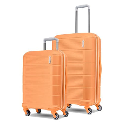 American Tourister Stratum 2.0 Hardside Expandable Luggage with Spinners, Papaya, 2PC SET (Carry-on/Medium) - color: Papaya, size: 2-Piece Set (Carry-on/Medium)