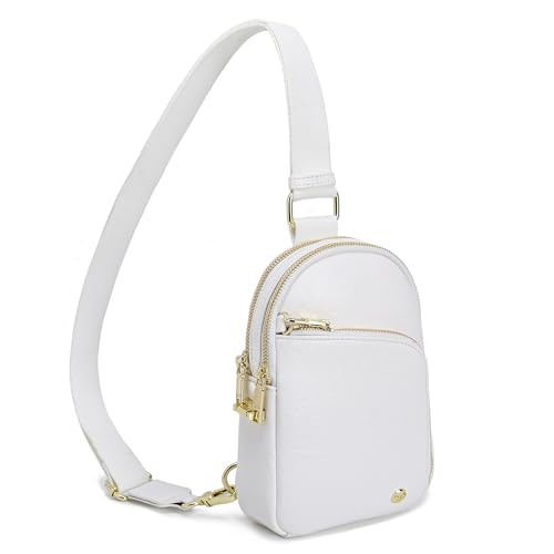INICAT Small Travel Purse,Anti Theft Crossbody Bag for Women - color: White a