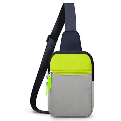 Girls Fanny Pack Purse, Crossbody Bag Birthday Gifts for Tween Girls 8-12 - color: Green Gray