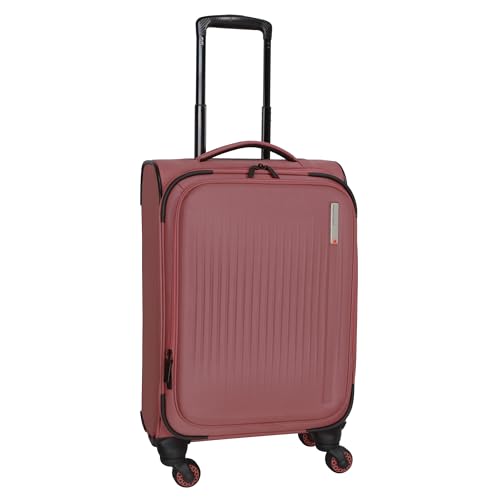Sharper Image Odyssey 21.5" Expandable 8-Wheel Spinner Carry On Luggage Suitcase, Dusty Cedar - color: Dusty Cedar, size: Carry-On