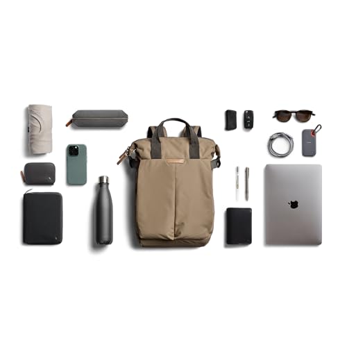 Bellroy Tokyo Totepack, Convertible Backpack Tote Bag - Khaki - color: Khaki