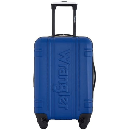 Wrangler 20" Astral Hardside Carry-On Luggage, Classic Blue - color: Classic Blue