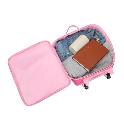 Bioworld Hello Kitty Bows 14" Youth Pink Soft Sided Luggage - color: Hello Kitty Bows Pink