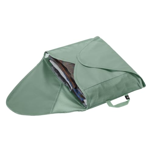 Eagle Creek Pack-It Reveal Garment Folder, Large, Willow Green | Travel Garment Bag with Compression Wings to Maximize Luggage Space, Convenient Top Handle, Quick-Drying Material - color: Green