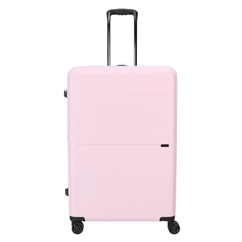 TRIPS AXIS 28-Inch Lightweight Durable Hardside 8-Wheel Spinner Checked Suitcase Size Luggage, Lilac - color: Lilac, size: LARGE CHECKED