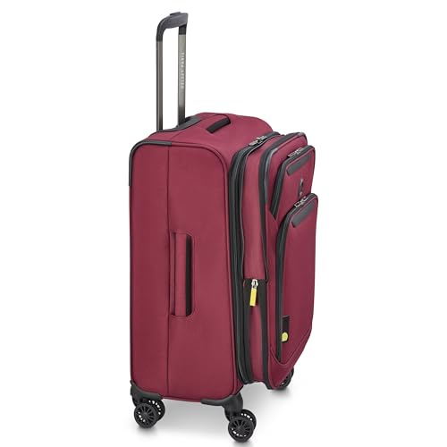 DELSEY PARIS Sky Max 3.0, 21 Inch Carry-On Luggage, Burgundy - color: Burgundy, size: Carry-on, 21 Inch