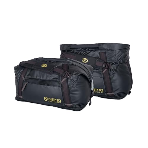 NEMO Equipment Double Haul Duffel & Tote Bag - Black - 30L - color: Black, size: 30L