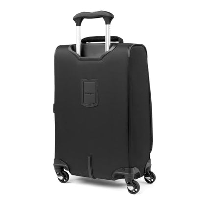 Travelpro Maxlite 5 Softside Carry-On Luggage Spinner, Black, 21-Inch - color: Black, size: Carry-on 21-Inch