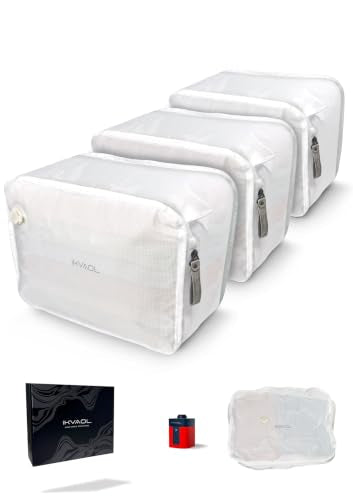 Vacuum Packing Bags for Travel with Pump for Clothes, Large, 3-Pack - size: Large