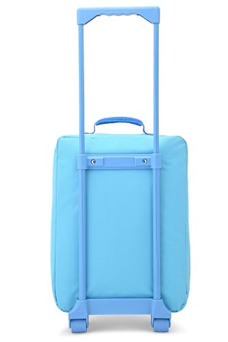 Fast Forward Frozen Girls Luggage 16" Soft Side Wheeled Pilot Case- Rolling Suitcase 16x12x5 - color: Frozen 16"