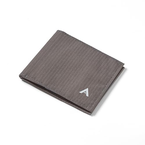 Allett Sport Wallet, RFID Blocking Slim (Nylon, Charcoal Grey) - color: Charcoal Grey