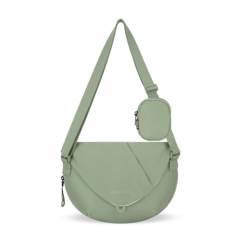 Sherpani Milli, Small Crossbody Purse for Women, Shoulder Bag - color: Olivine