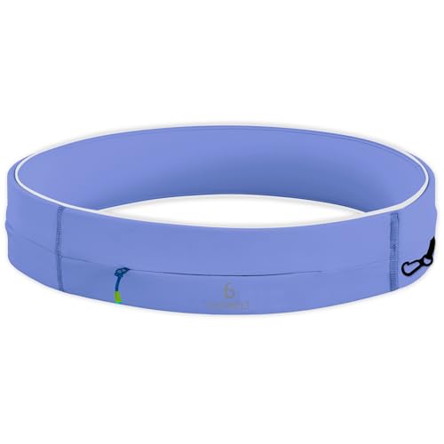 FlipBelt 지퍼 러닝 벨트, 피트니스 및 러닝용 허리 팩, 미국 회사 - color: 페리윙클., size: XS
