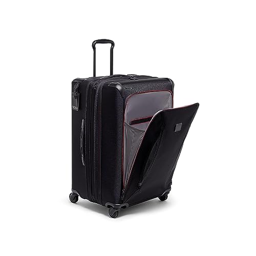 TUMI - Aerotour 4 Wheel Expandable Luggage - Men's and Women's Lightweight Business and Leisure Travel Suitcase - 26" Medium Expandable Checked, Black - color: Black, size: 26" Short Trip Expandable Packing Case