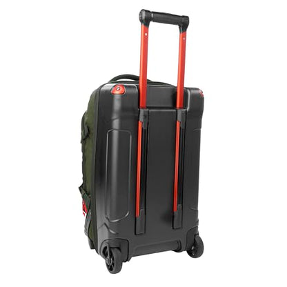 Eddie Bauer Expedition Rolling Duffel Bag with Wheels - Dark Thyme, 22" - color: Dark Thyme, size: 22" (Carry-On)