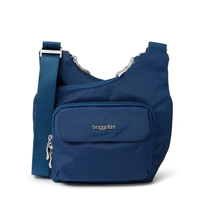 Baggallini Women Criss Cross Crossbody Bag - color: Pacific