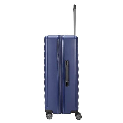 TRIPS EON 28-Inch Lightweight Durable Hardside 8-Wheel Spinner Checked Suitcase Size Luggage, Blue Ribbon - color: Blue Ribbon, size: LARGE CHECKED