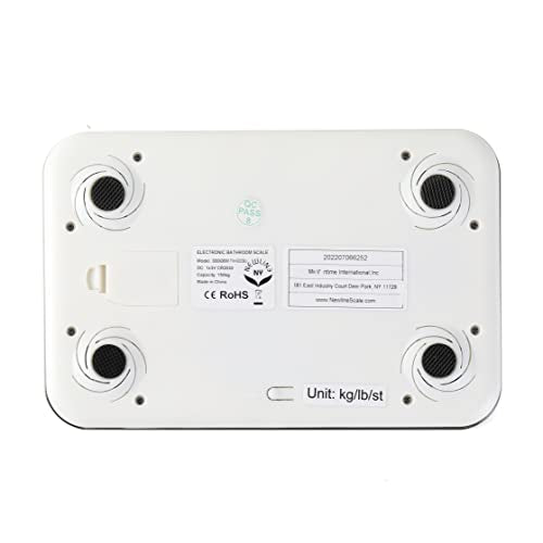 Auto Step On Super Mini Travel Bathroom Scale, 5.25" x 8.5" SBB0638SM: Twendy Wave - color: Trendy Wave