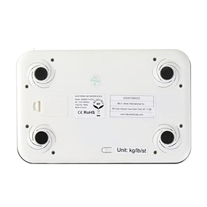 Auto Step On Super Mini Travel Bathroom Scale, 5.25" x 8.5" SBB0638SM: Twendy Wave - color: Trendy Wave