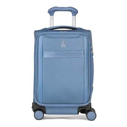 Travelpro VersaPack+ Softside Carry-On Luggage Suitcase, Blue, 20-Inch - color: Elemental Blue, size: Compact Carry On