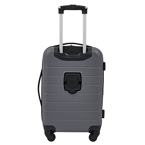 Wrangler Smart Spinner Hardside Luggage, 3 Piece Set, Quiet Shade - color: Quiet Shade, size: 3 Piece Set