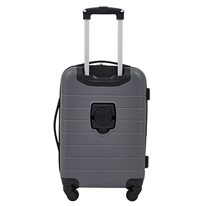 Wrangler Smart Spinner Hardside Luggage, 3 Piece Set, Quiet Shade - color: Quiet Shade, size: 3 Piece Set