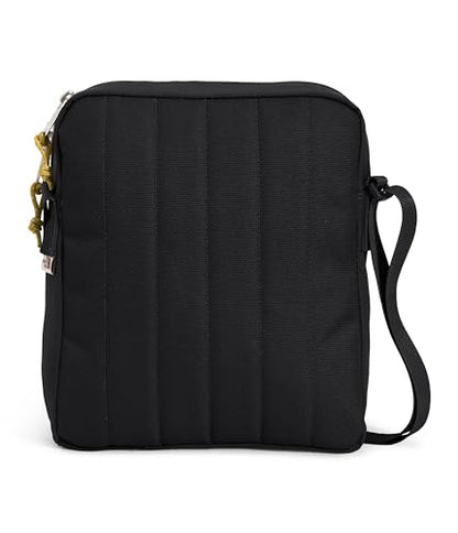 THE NORTH FACE Berkeley Crossbody Bag | Adjustable Strap, Water-repellent Finish, Internal Divider & External Pocket - color: Tnf Black/Mineral Gold-npf