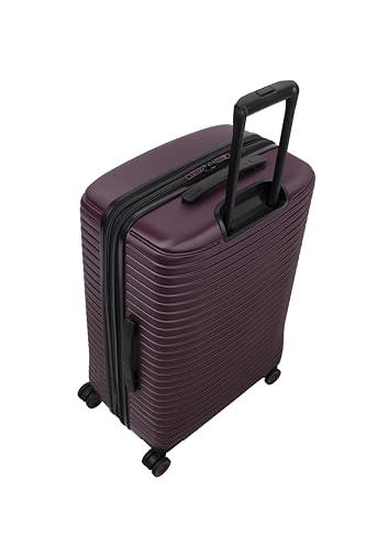 It Luggage Precursor Titan 27" Hardside Checked 8 Wheel Expandable Spinner, Fine Wine - color: Fine Wine