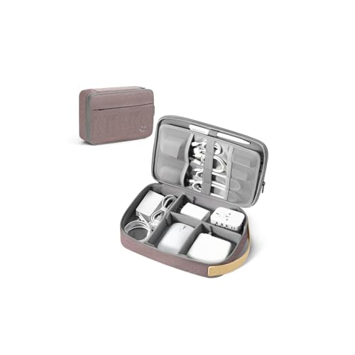 Travelkin 코드 오거나이저, 여행용 케이블 오거나이저, 전자 액세서리용 - color: 핑크, size: L