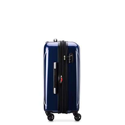 DELSEY PARIS Helium Aero Hardside Expandable Luggage with Spinner Wheels, Blue Cobalt, 2-Piece Set (21/28) - color: Blue Cobalt, size: 2-Piece Set (21/28)