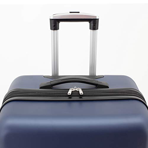 Wrangler Smart Spinner Hardside Luggage, 3 Piece Set, Navy Blue - color: Navy Blue, size: 3 Piece Set