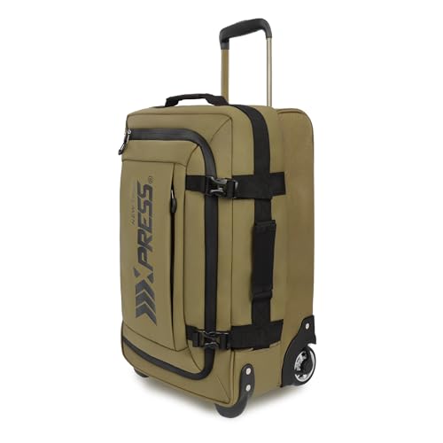 26" Rolling Duffle Bag w/Handle and Wheels,26'' Luggage | Checked Luggage,Durable Fabric,Checked Suitcase Travel Duffle Bags for Man Women,26''-Armygreen - color: 26''-Army green, size: 26in