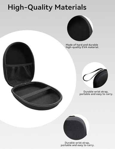 MAS CARNEY Over Ear Headphones Case for Sony, JBL, Anker, KVIDIO and School - color: Purple, style: Over-Ear Headset Case