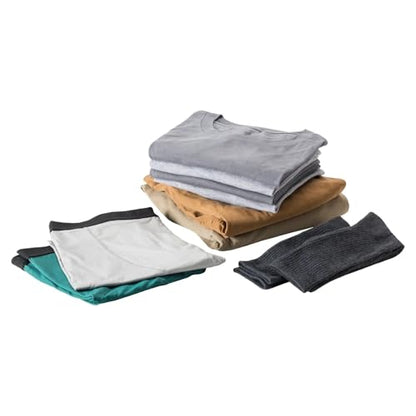 Eagle Creek Pack-It Reveal Expansion Cube - Adjustable Storage Expansion Cube for Travel - Durable Compression Zipper - Water-Resistant - Sustainable - Medium - Blue Dawn - color: Blue Dawn