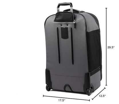 Travelpro Bold Softside Checked Rollaboard, Grey/Black, 28-Inch - color: Grey/Black, size: Checked-Large 28-Inch