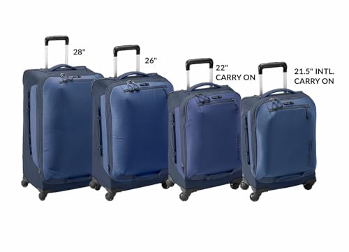 Eagle Creek Expanse 4-Wheel 22-Inch Carry-On Luggage, Pilot Blue - color: Blue