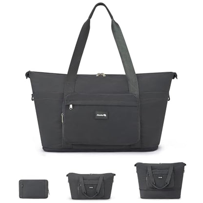 Hanke Underseat 40L Foldable Expandable Travel Tote Bag with 11 Pockets - color: Grey
