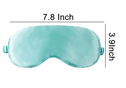 Sleep Masks Soft Silky Eye Mask Cover for Sleeping for Women and Men (Pack of 2) - size: 1 Count (Pack of 2)