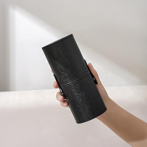 RSRSLEII Portable Makeup Brush Holder (02Black) - color: 02Black