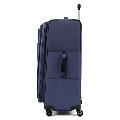 Travelpro Tourlite Softside 2-Piece Set, Expandable Luggage, 4 Spinner Wheels, Lightweight Suitcase, 21" Carry-On, 29 Check Large, Blue - color: Blue, size: 2-Piece Set (21/29)