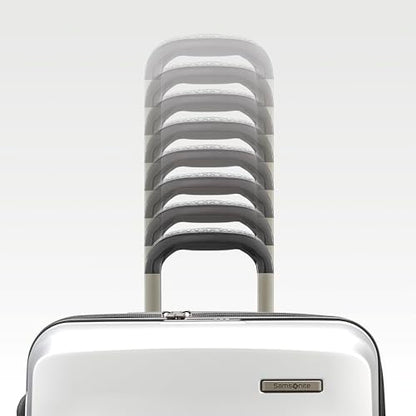 Samsonite 2 Piece Luggage Set with 21/28” Hardside Lightweight Octiv (Carry-On Pro with Front Pocket & Large Checked) Expandable, Four Spinner Wheels, Adjustable Handle, TSA Approved Lock - Silver - color: Aluminum Silver, size: 2-Piece Set (Pro 21 with F