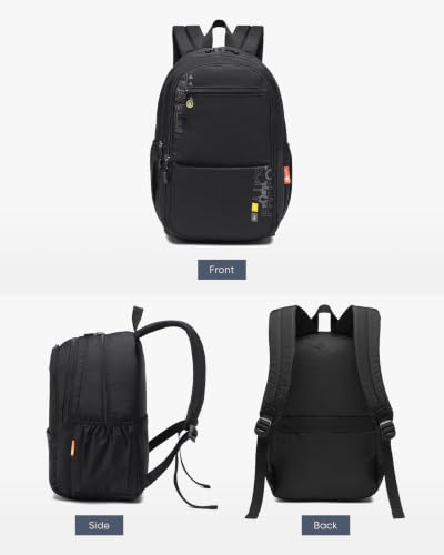 Fit Airlines Personal Item Bag 17x10x9 Backpack Carry On Black - color: Black