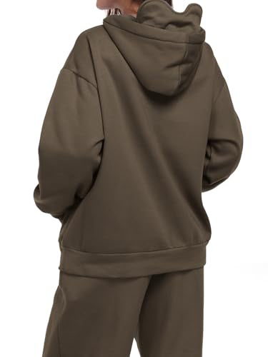 SeSe Code Hoodie with Eye Mask Travel Airplane Unisex Oversized Sweatshirt - color: Light Coffee, size: XX-Large