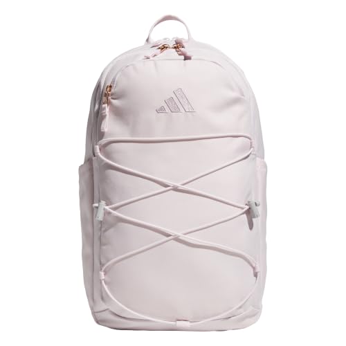 adidas Amplifier School Backpack 27L - color: Distilled Pink/Dual Lilac Purple/Bungee